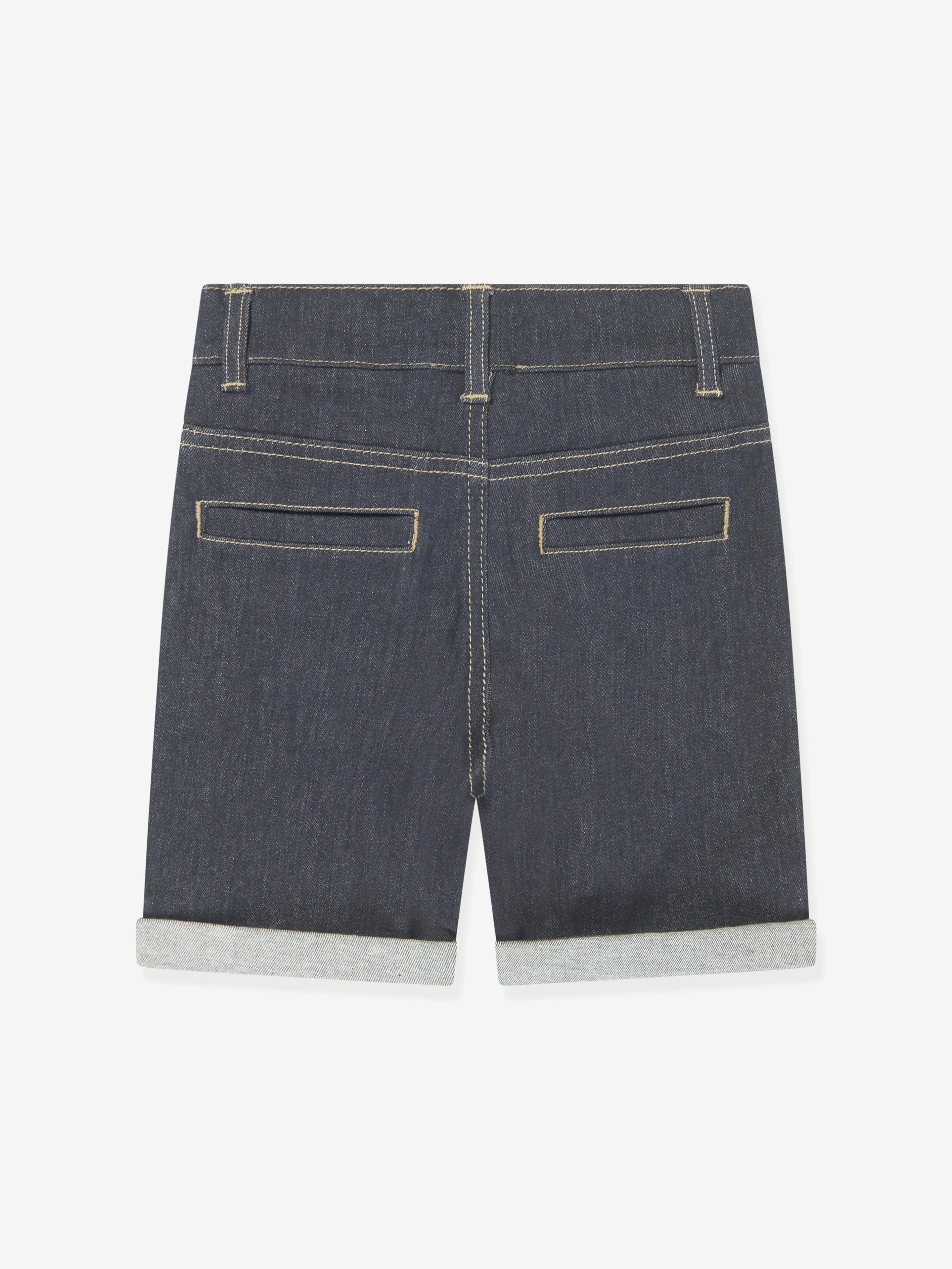 Aigner Boys Stretch Denim Shorts in Blue