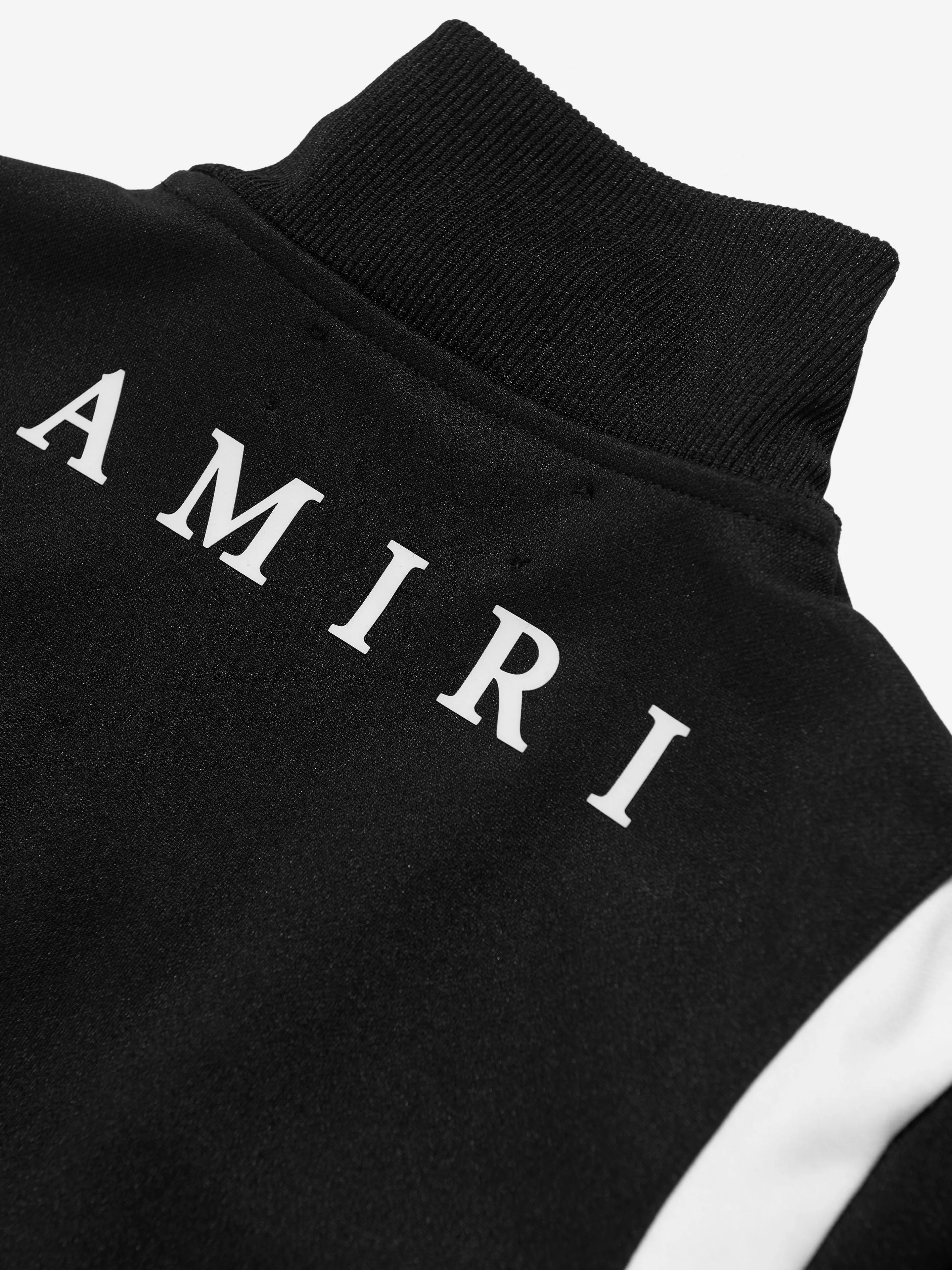 Amiri Kids Logo Track Jacket in Black