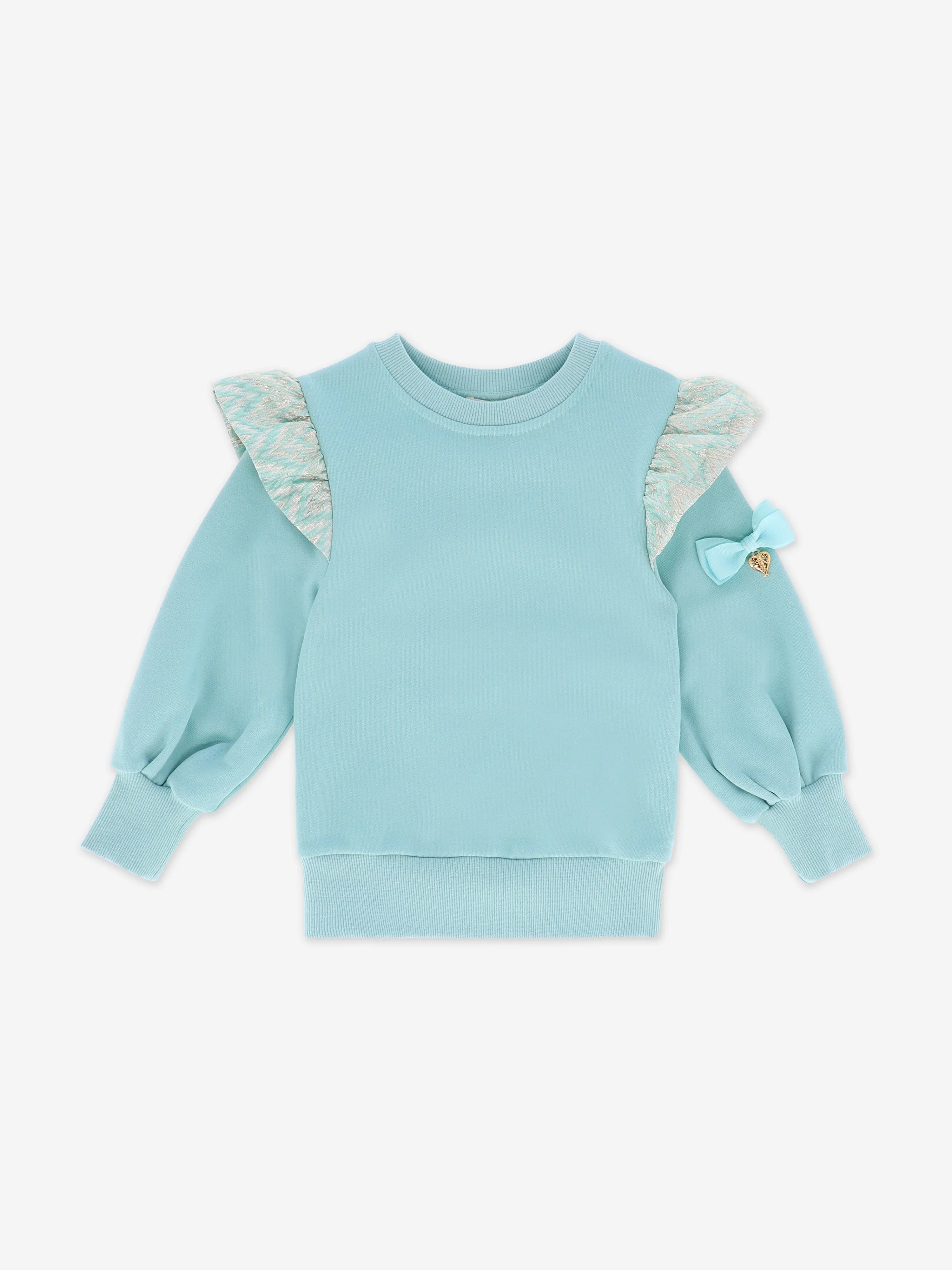 Angels Face Girls Posh Sweatshirt in Blue