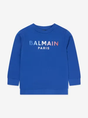 Balmain Boys Logo Print Sweatshirt