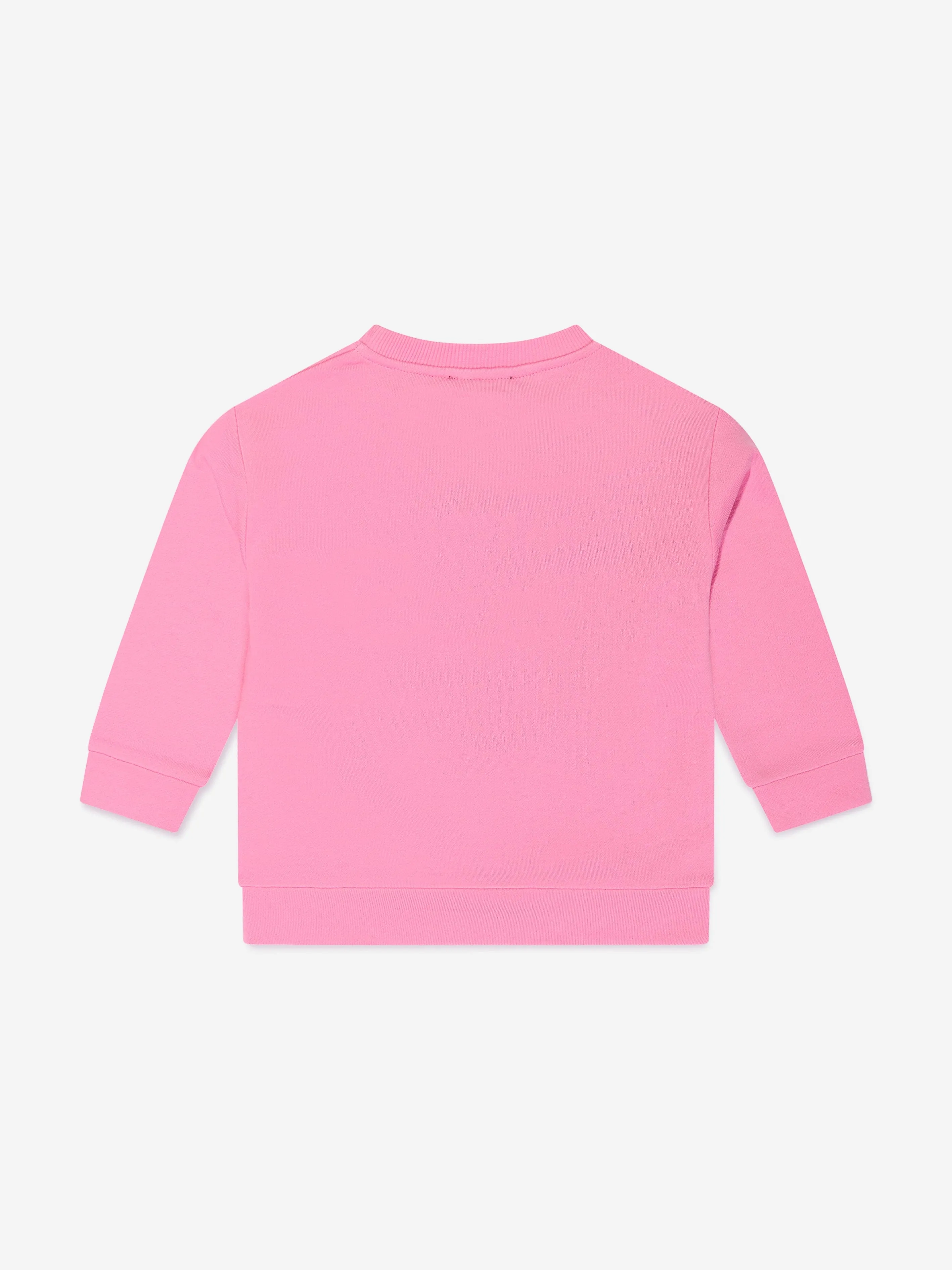 Balmain Boys Logo Sweatshirt in Pink