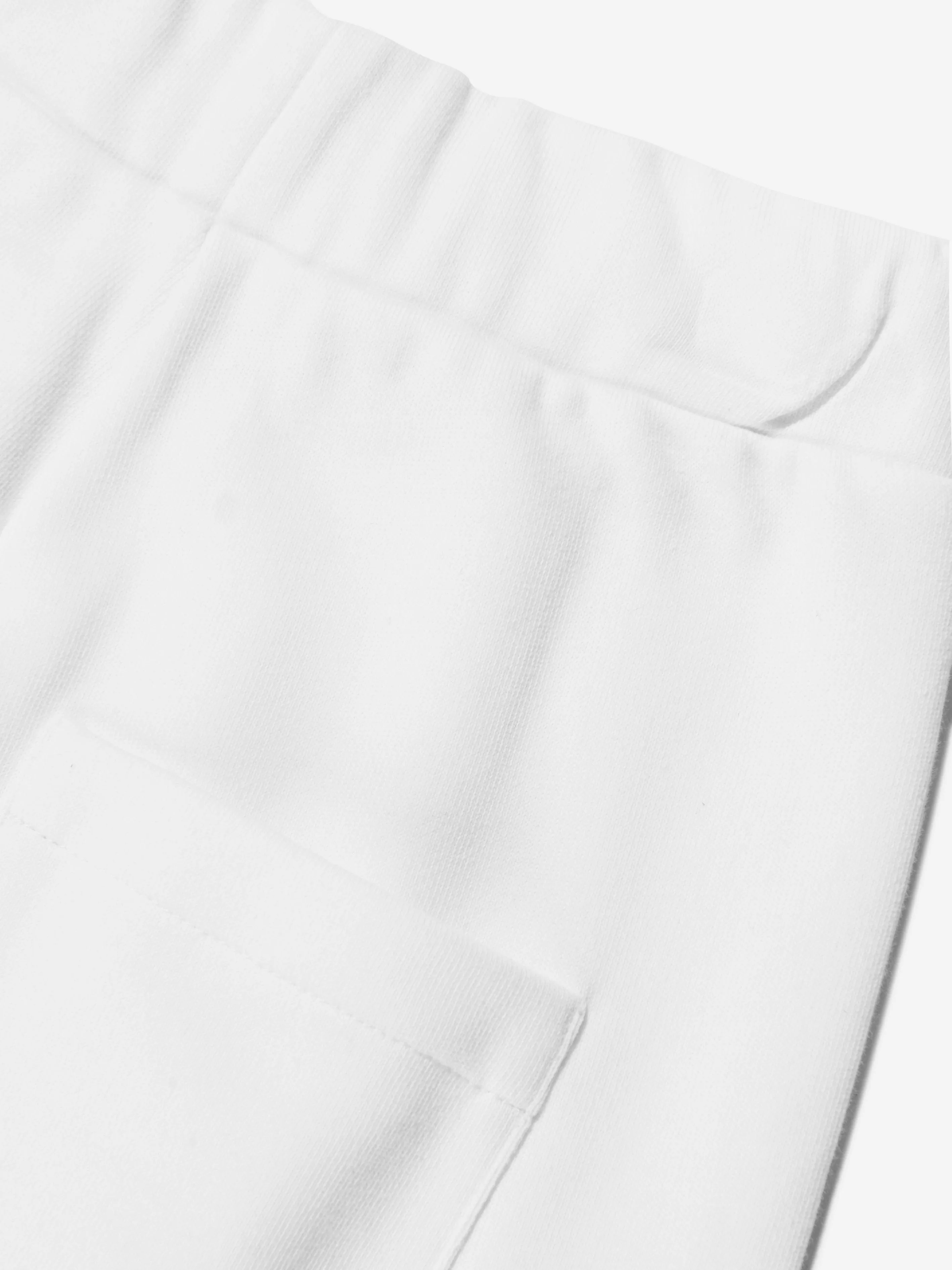 Balmain Girls Logo Joggers in White