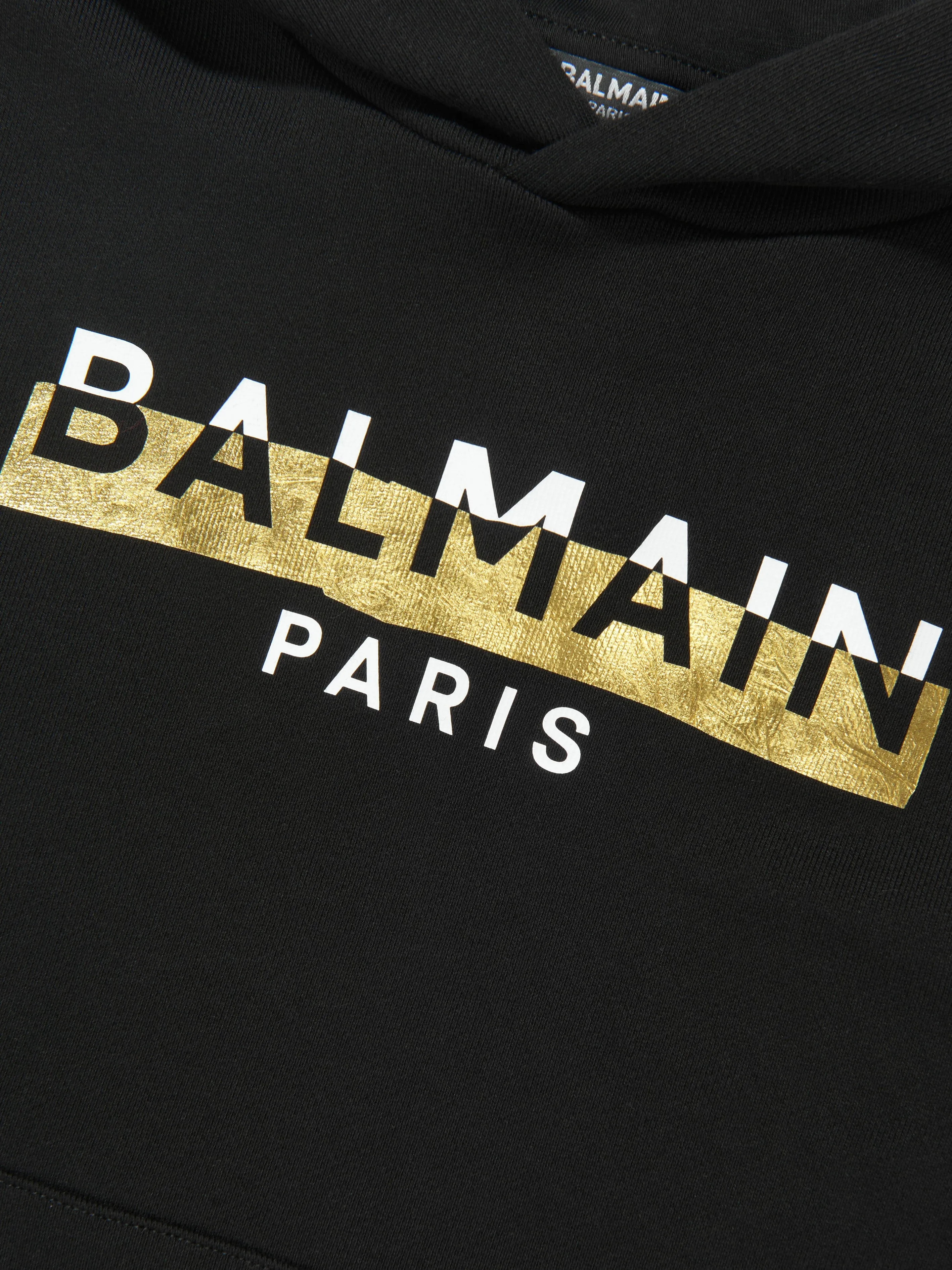 Balmain Kids Logo Print Hoodie