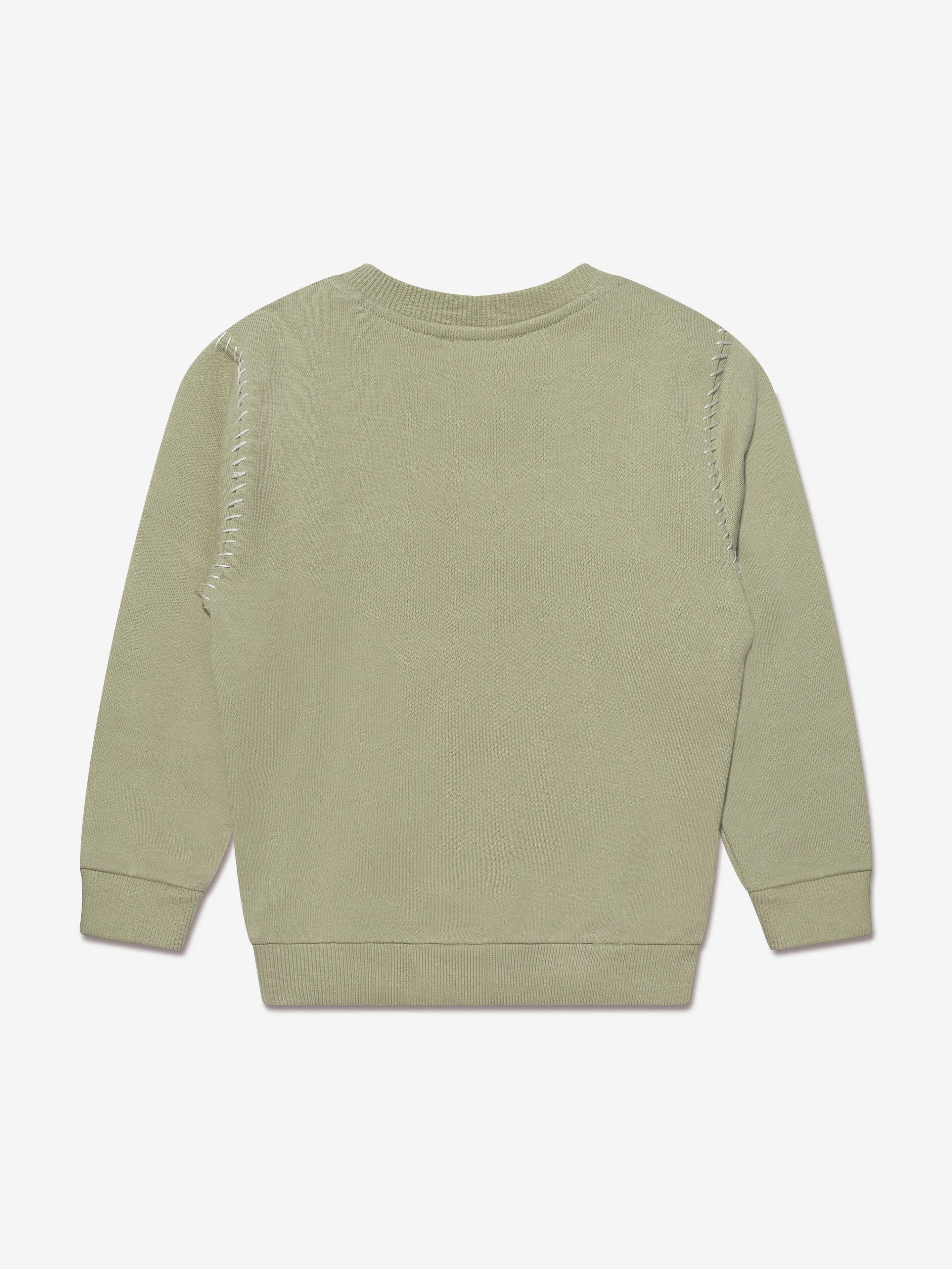 Balmain Kids Logo Sweatshirt in Green