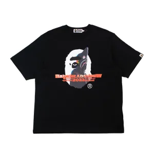 Bape Heads Show Relaxed Fit Tee (Black)