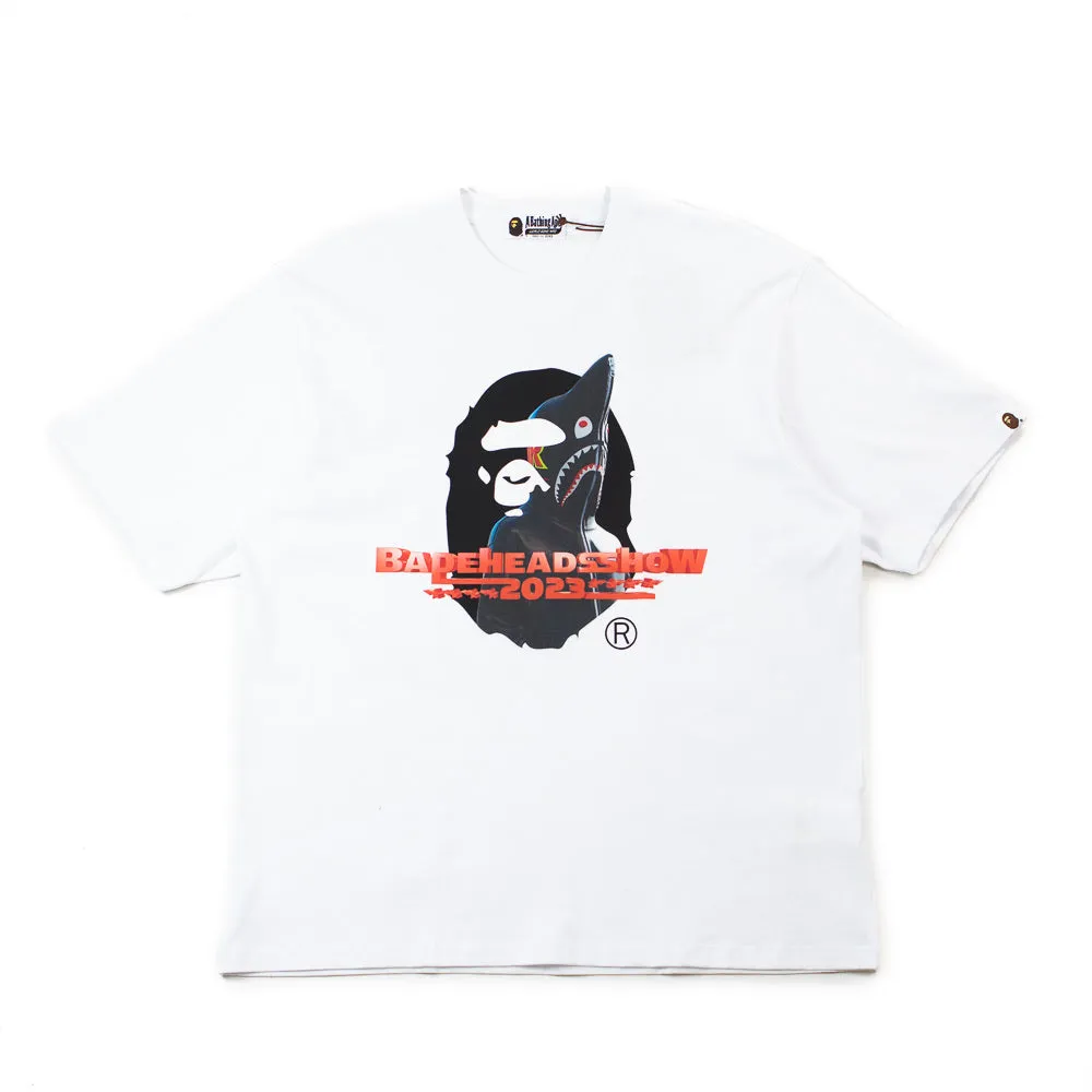 Bape Heads Show Relaxed Fit Tee (White)