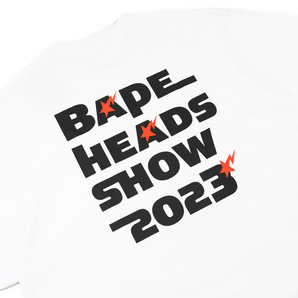 Bape Heads Show Relaxed Fit Tee (White)