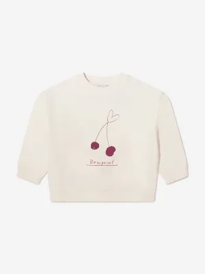 Bonpoint Girls Tayla Cherry Sweatshirt