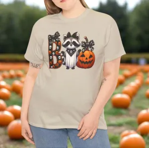 Boo Raccoon and PumpkinTee