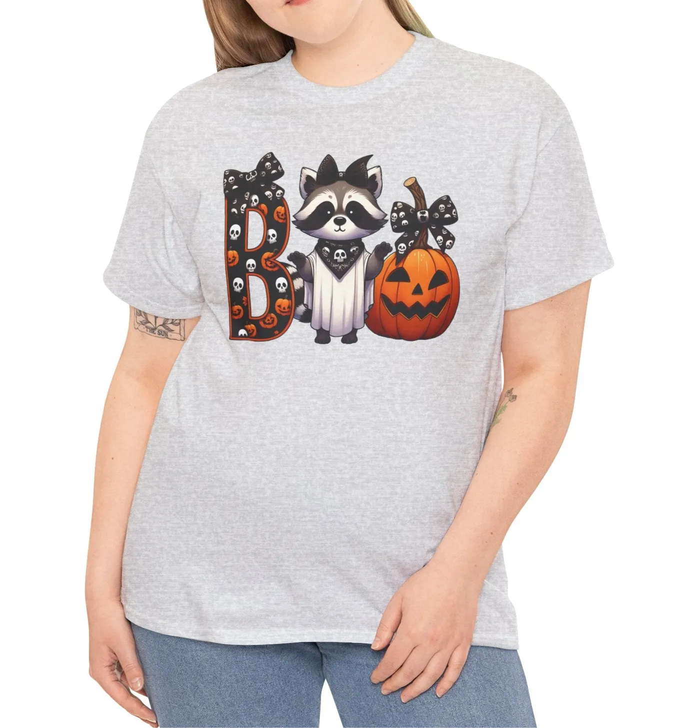 Boo Raccoon and PumpkinTee