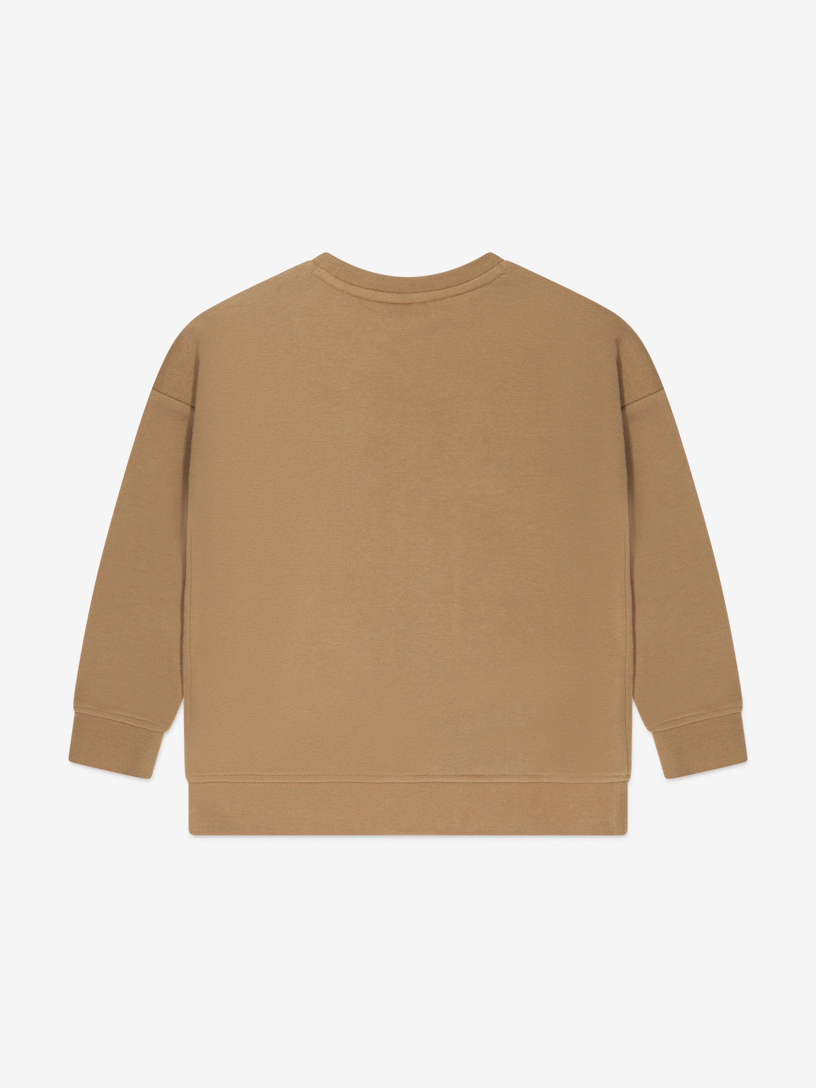 BOSS Boys Embossed Logo Sweatshirt in Beige