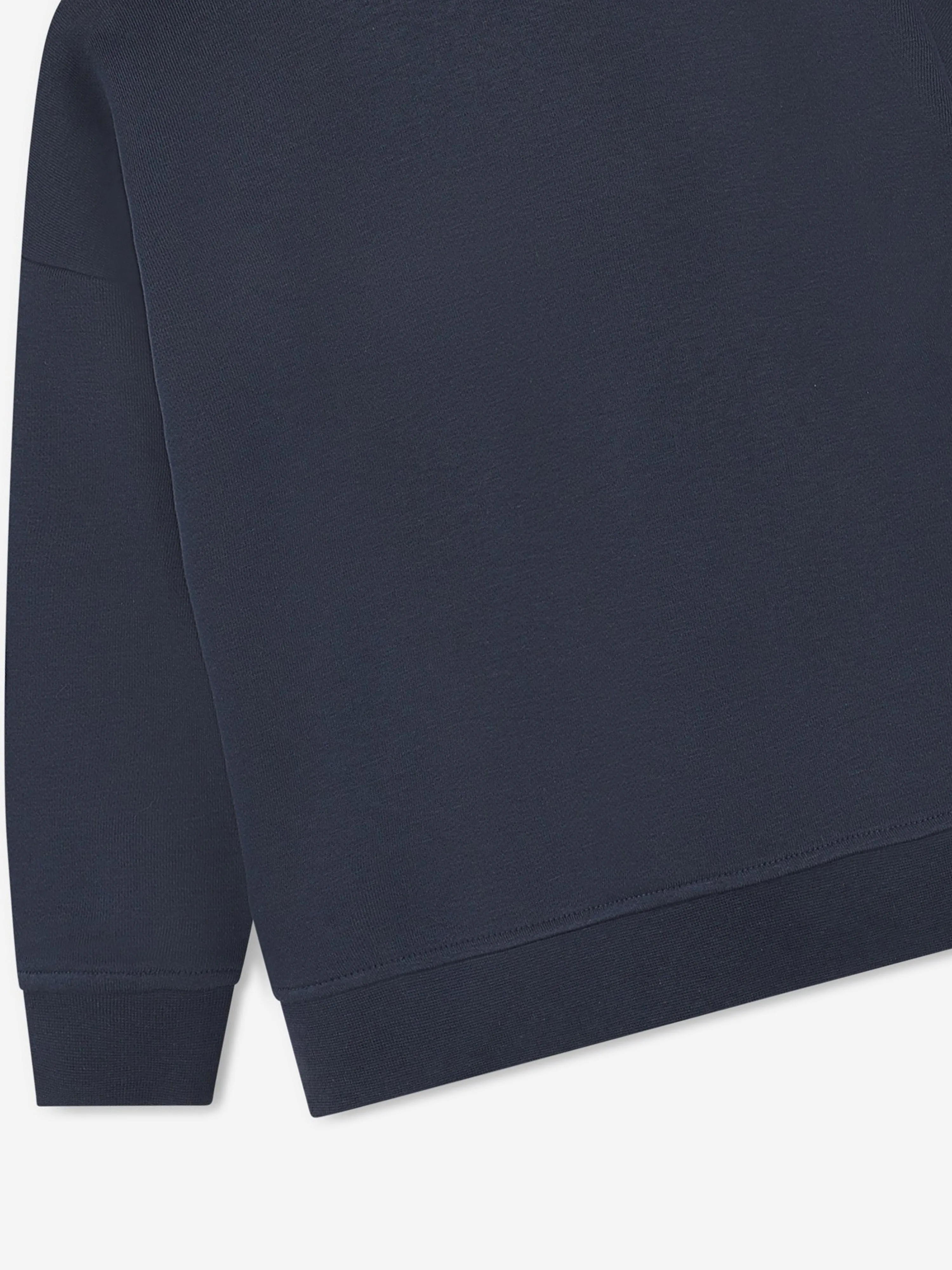 BOSS Boys Embossed Logo Sweatshirt in Navy