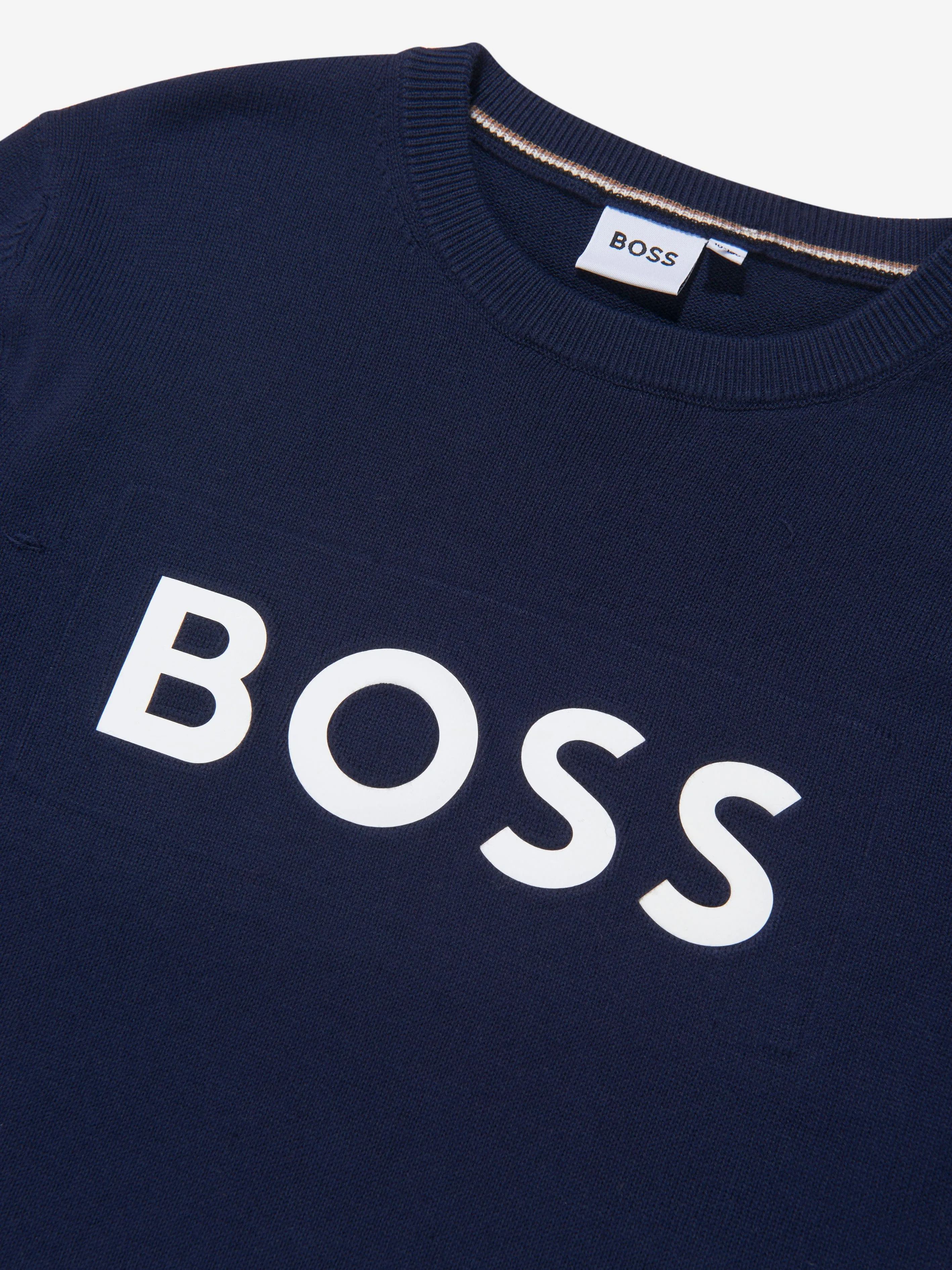 BOSS Boys Embossed Logo Sweatshirt