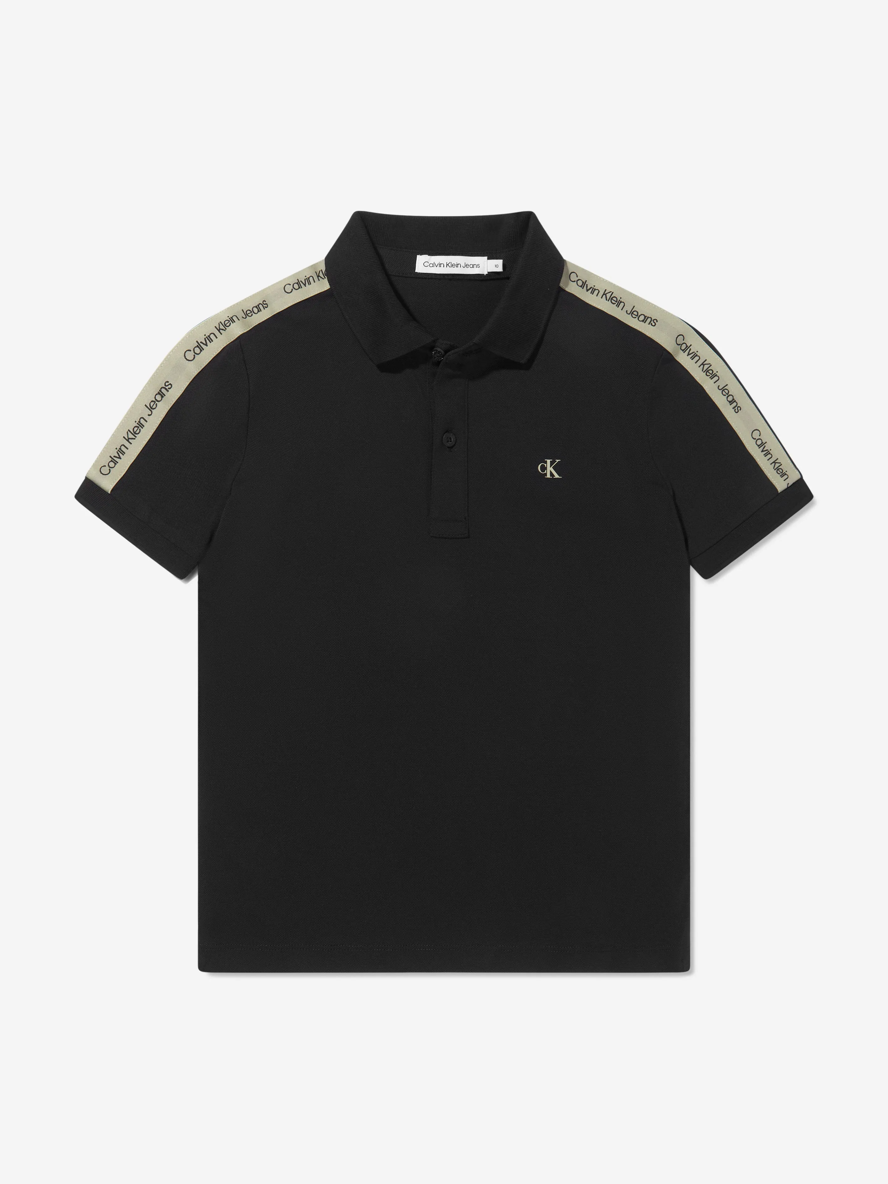 Calvin Klein Boys Logo Tape Polo Shirt