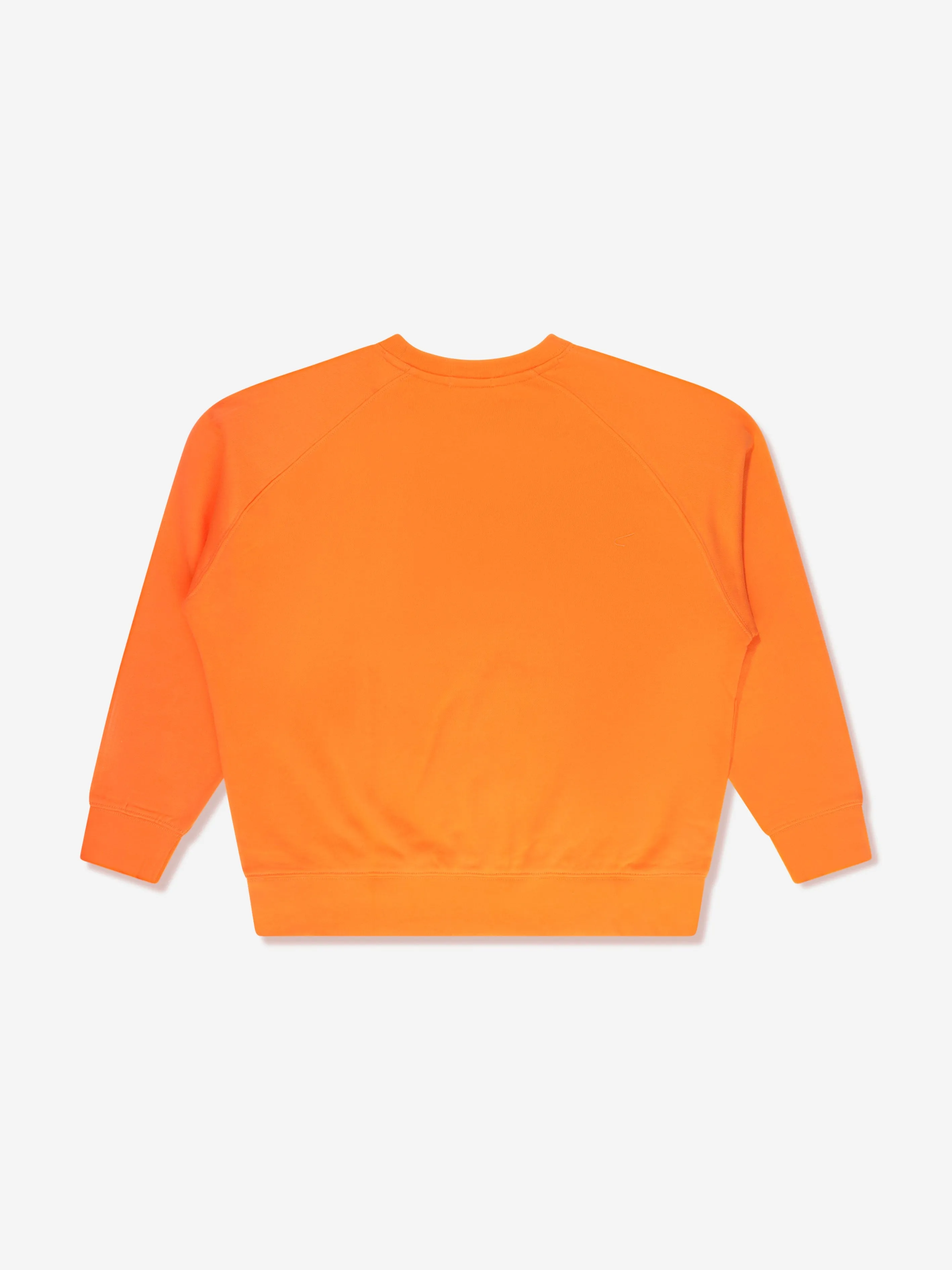 Calvin Klein Boys Raised Embroidered Sweatshirt in Orange