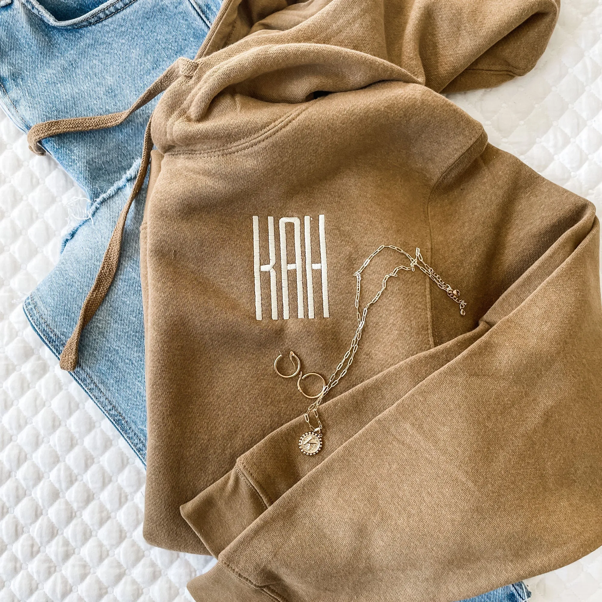 Celeste Monogram Hoodie Sweatshirt