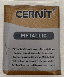 Cernit Polymer Clay Metallic Range 56g Block Antique Bronze (059)