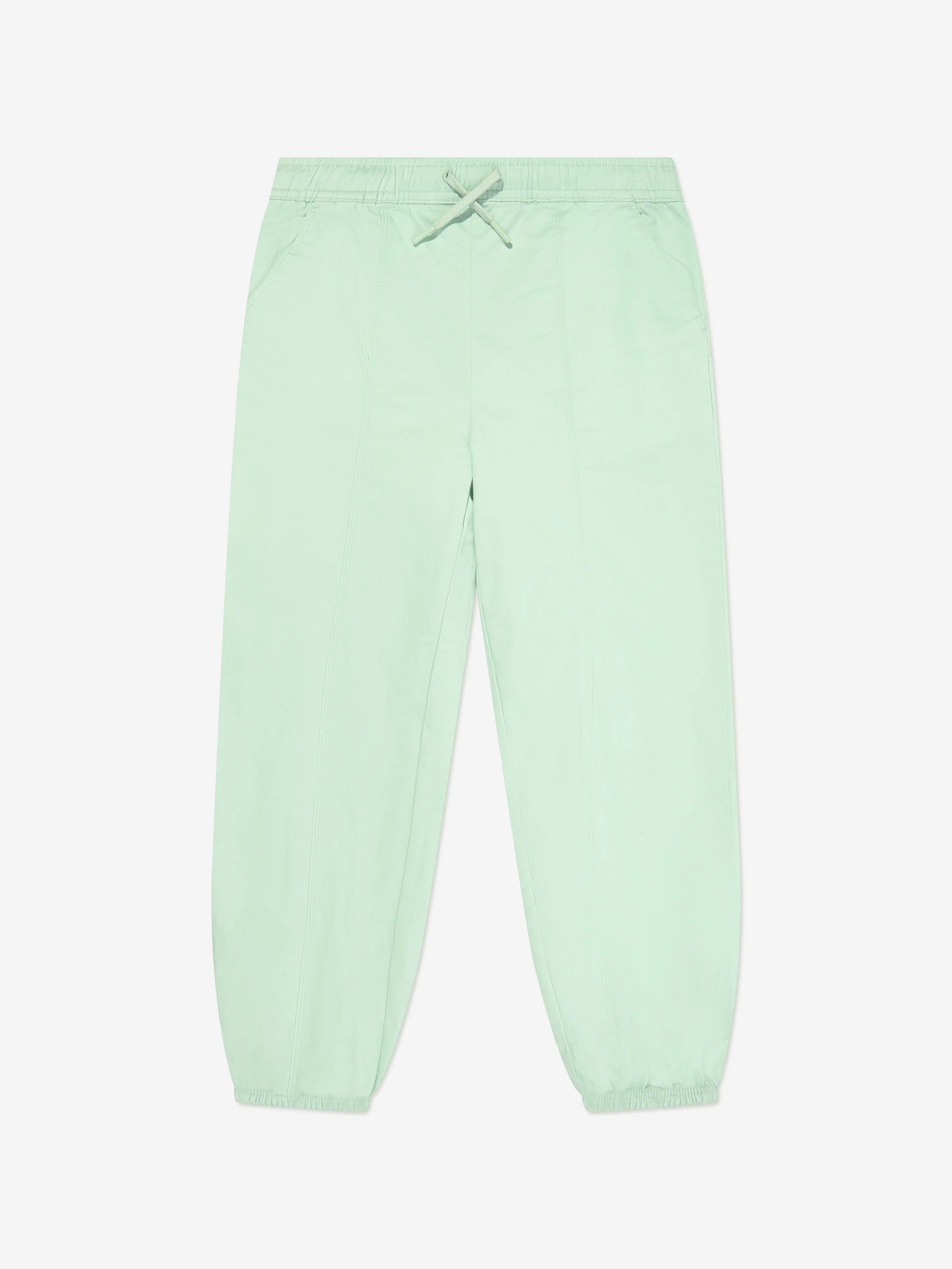 Converse Girls Relaxed Woven Joggers in Green