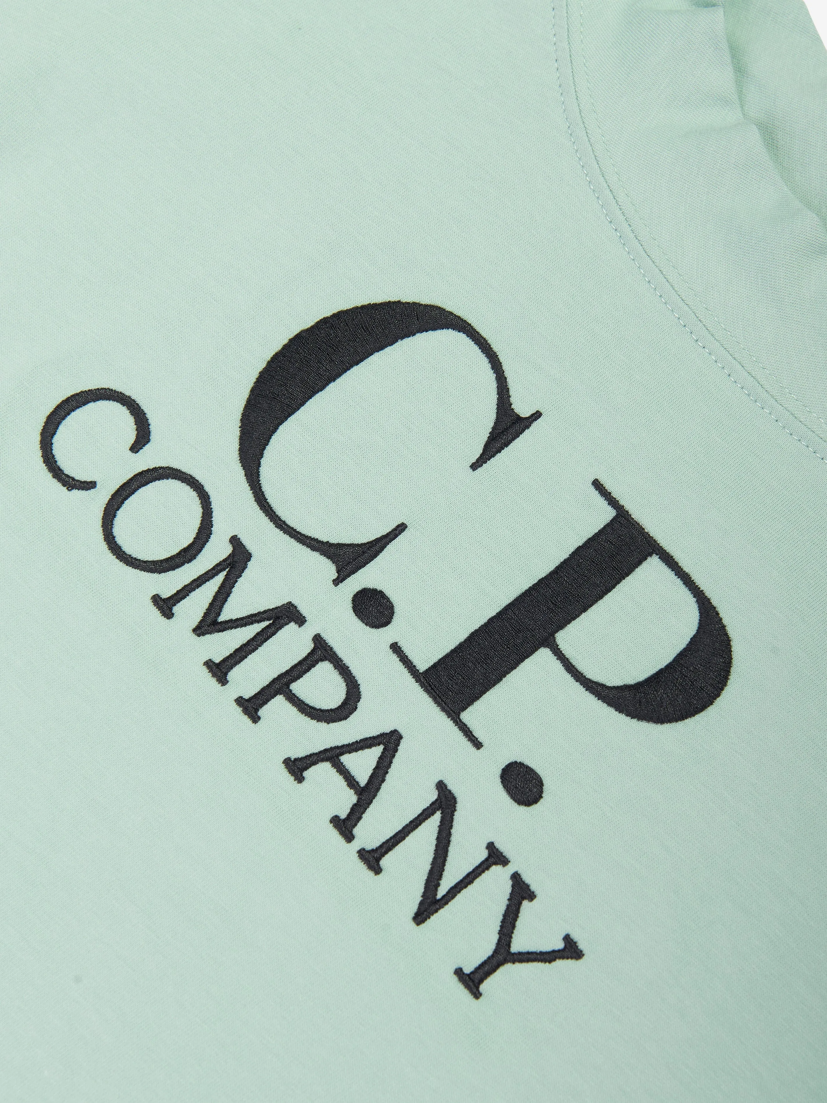 C.P. Company Boys Logo T-Shirt in Green