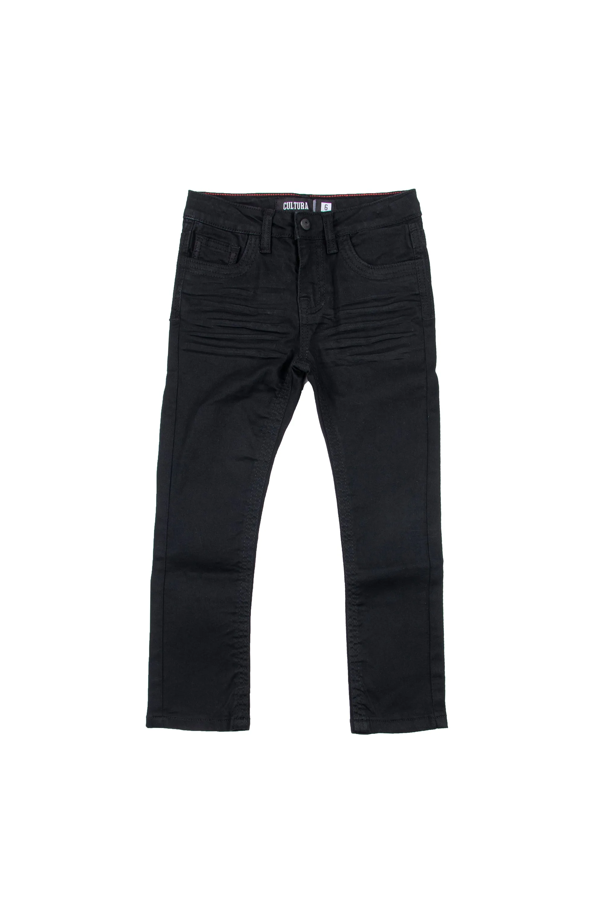 CULTURA Kid's Slim Fit Washed Stretch Denim Pants