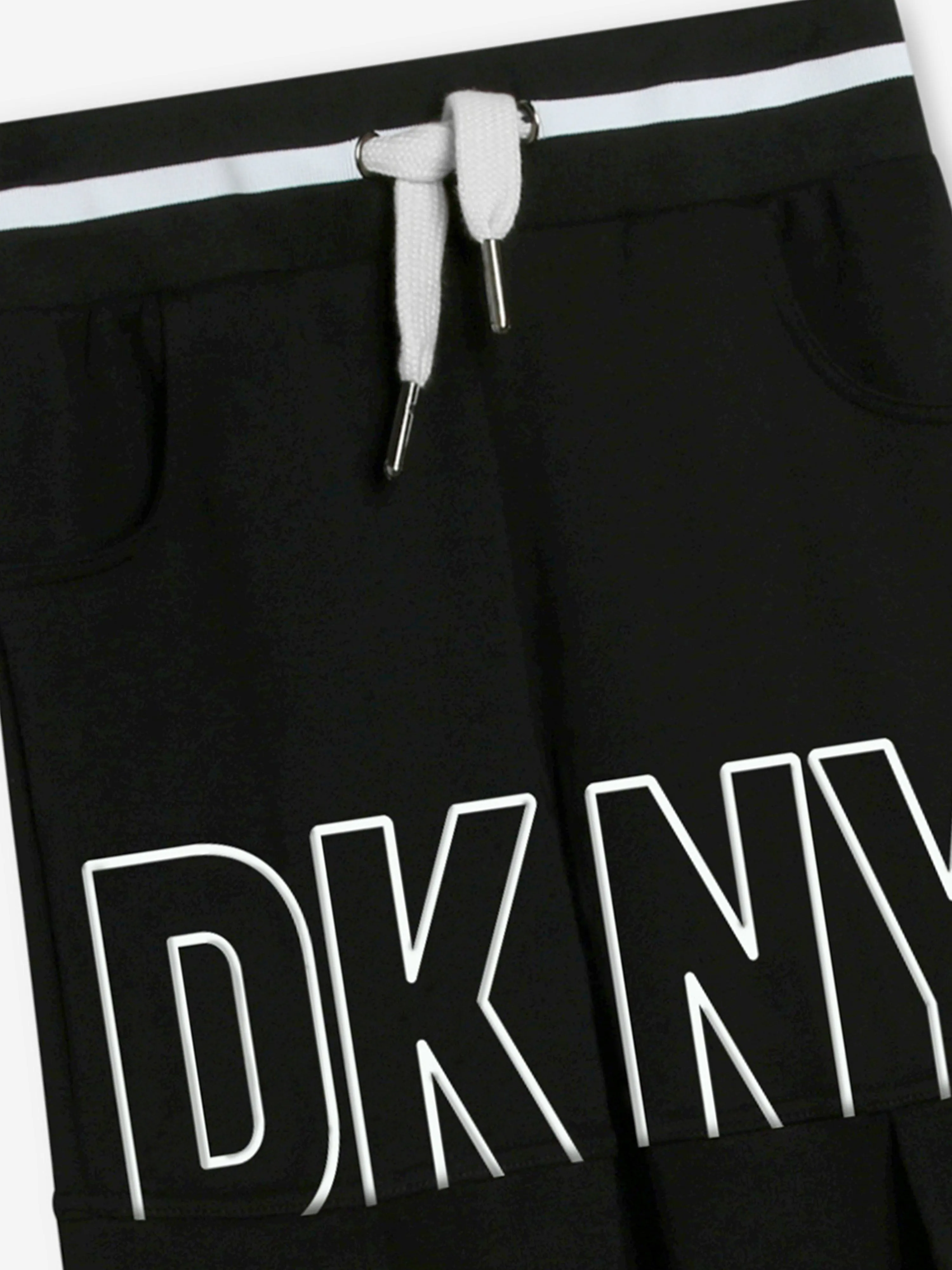 DKNY Boys Logo Joggers in Black