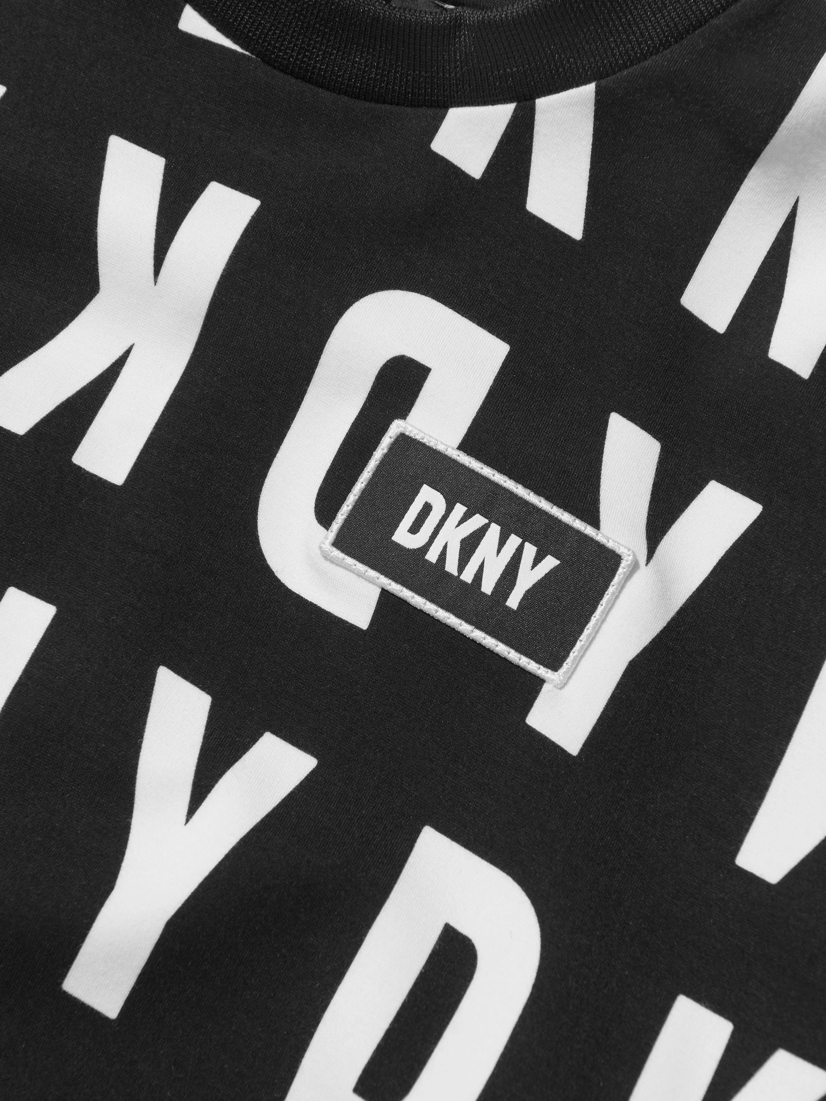 DKNY Girls All Over Logo Sweatshirt