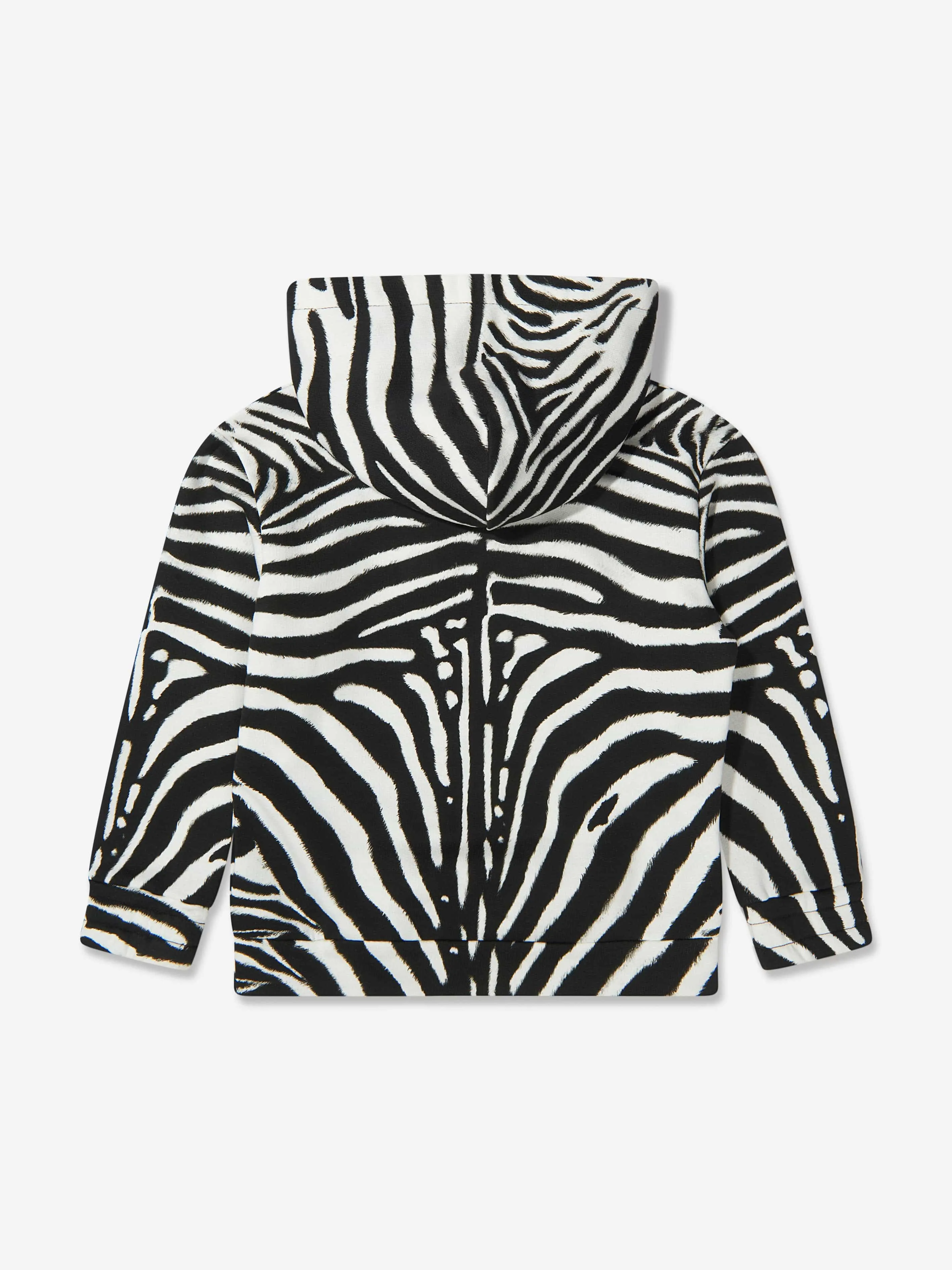 Dolce & Gabbana Girls Zebra Print Logo Hoodie