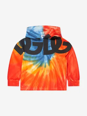 Dolce & Gabbana Kids Tie-Dye Logo Hoodie