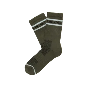 Erstwhile - Crew Logo Sock | Aqua