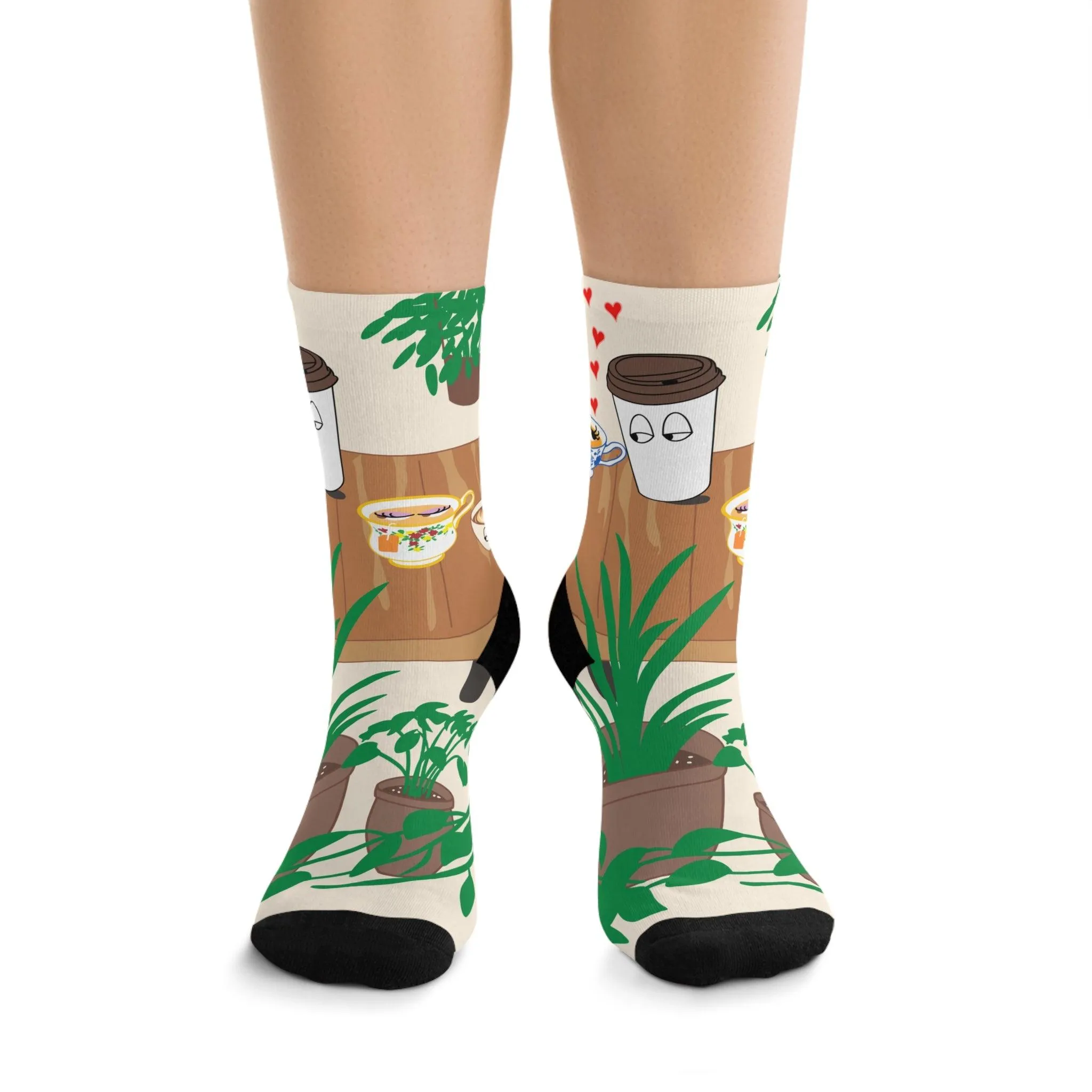 Flirting Coffee & Tea Socks