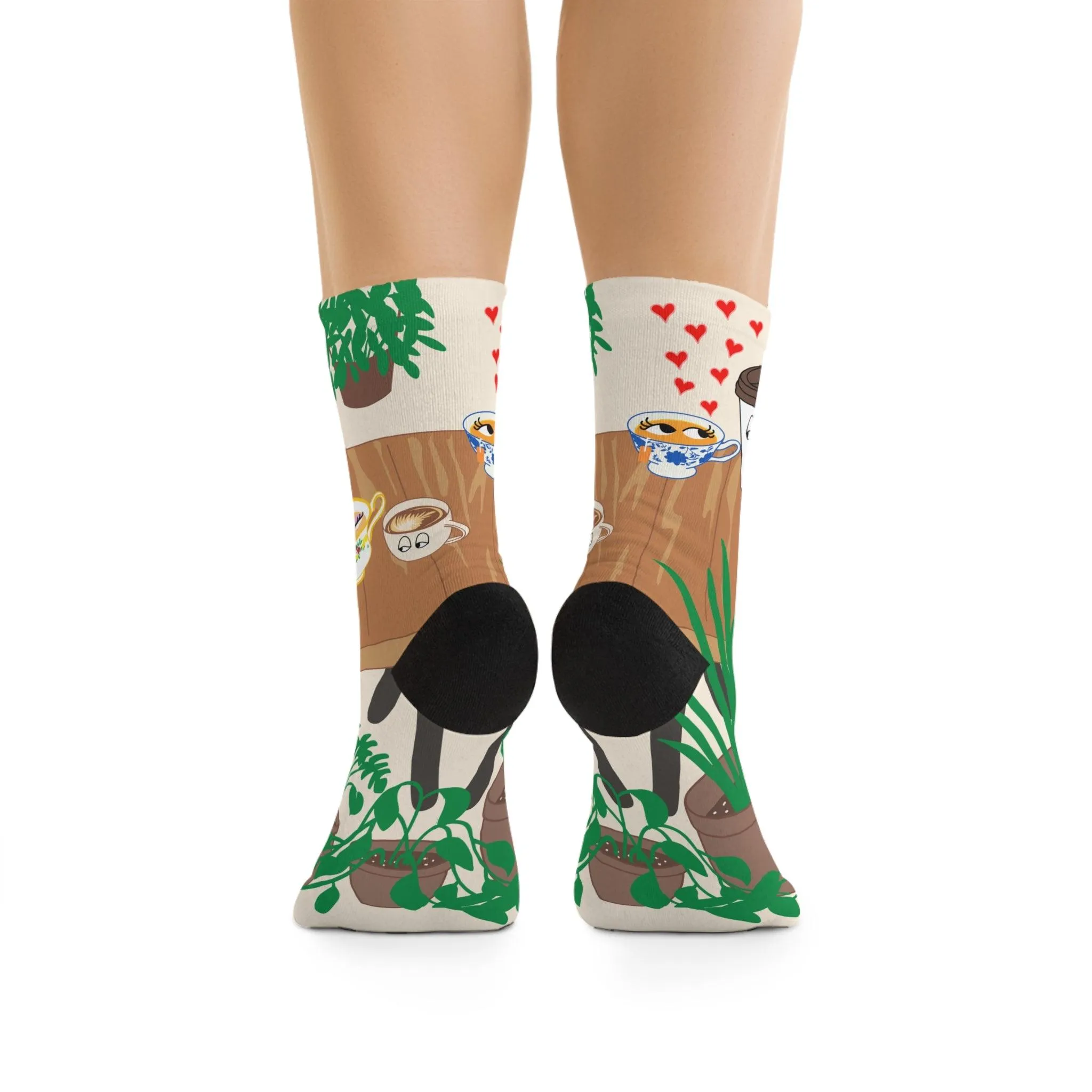 Flirting Coffee & Tea Socks