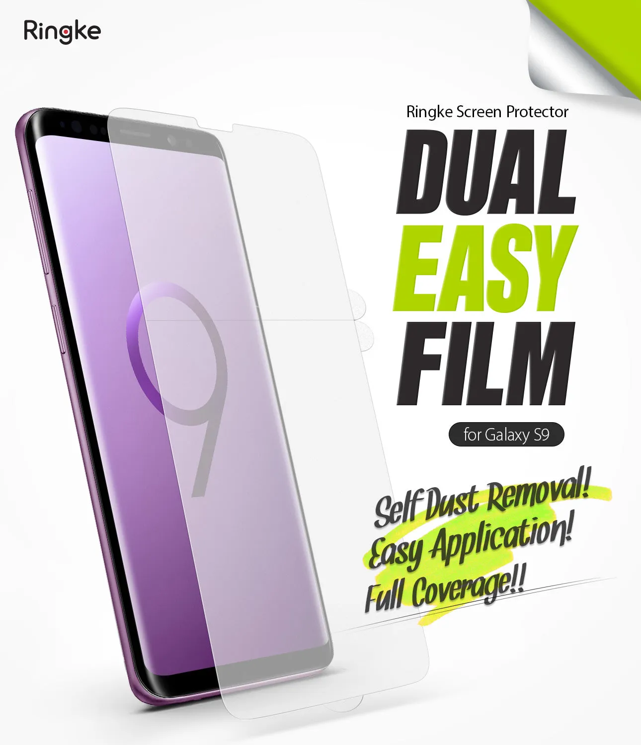 Galaxy S9 Screen Protector | Dual Easy Film