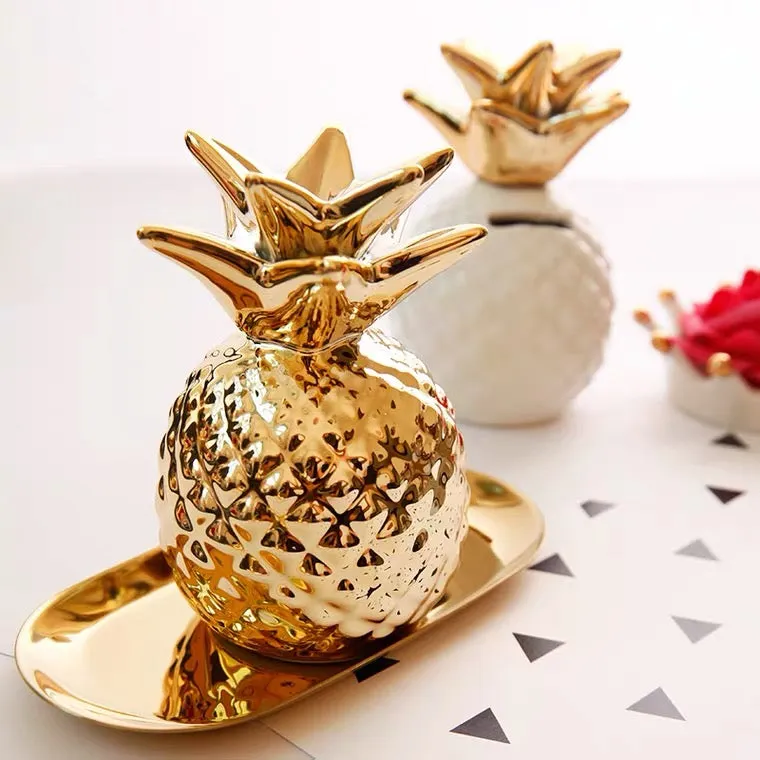 Gold Pineapple Ornament