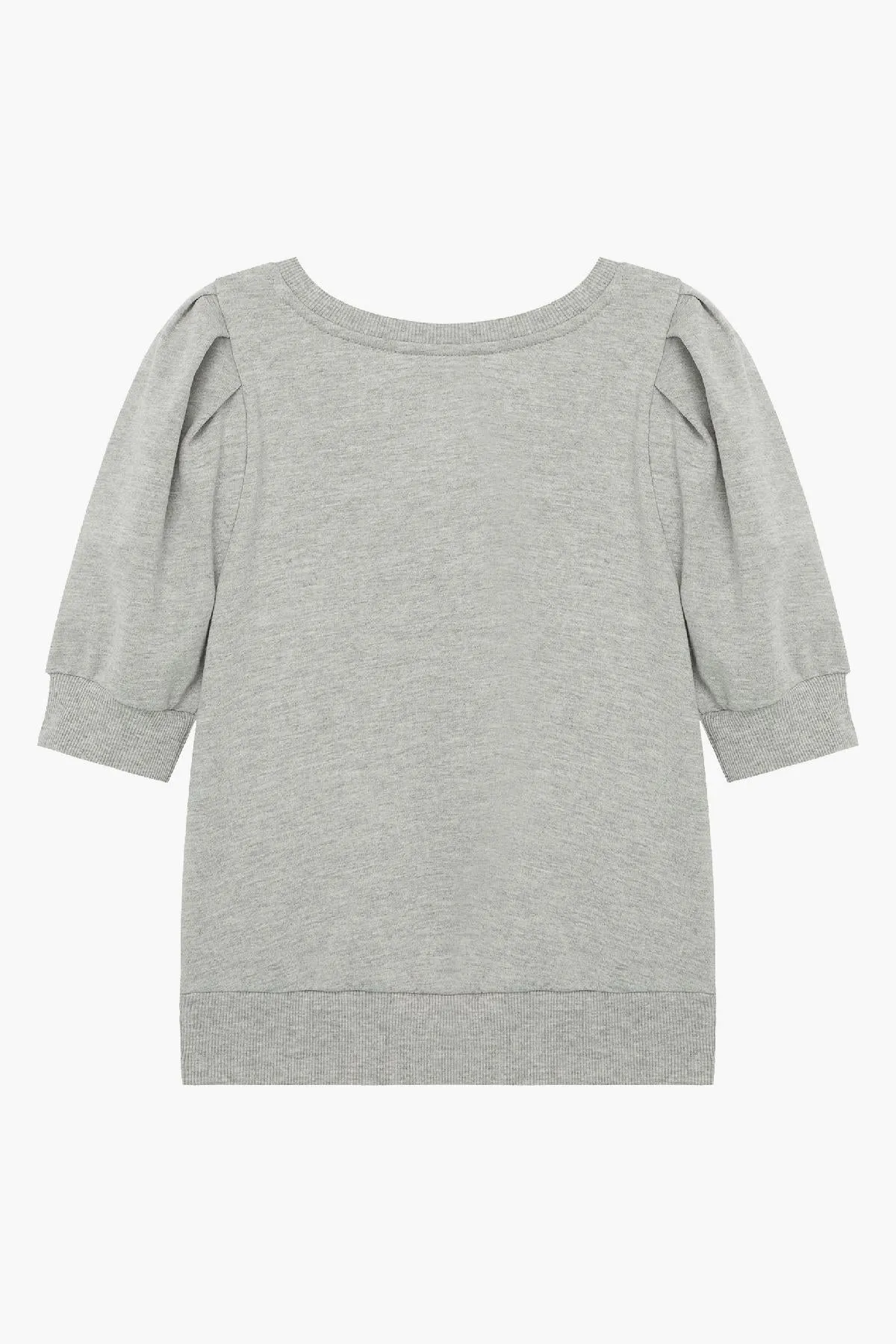 Habitual Kids Puff Sleeve Kids Sweatshirt - Grey