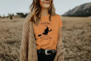 Halloween T-shirt, Salem Witch Society Halloween Shirt, Salem Witch Halloween Tee Shirt, Women's, Witches, Fall Shirt, Vintage Style