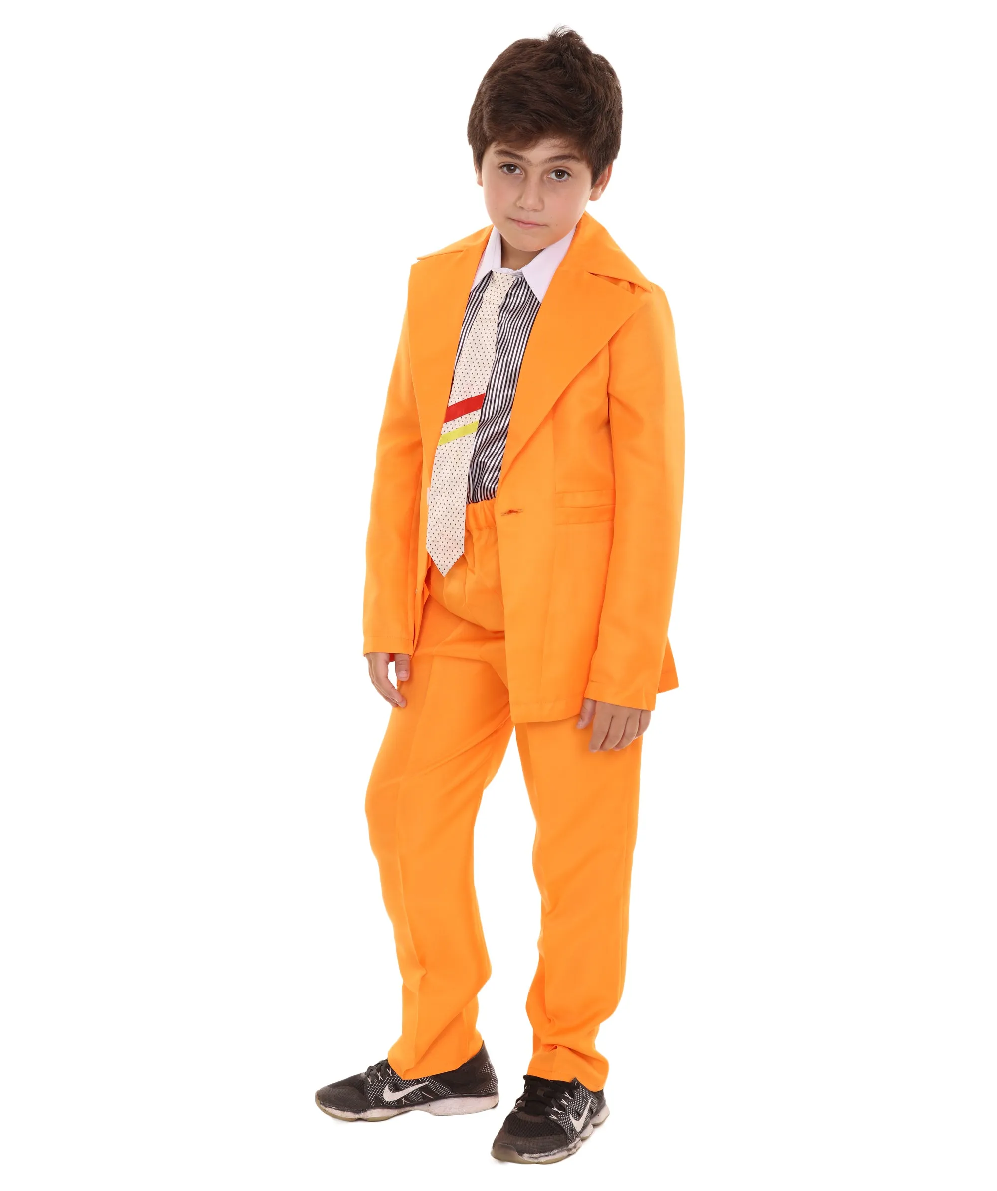 HPO Teen's Deluxe Pop Star Orange Color Costume