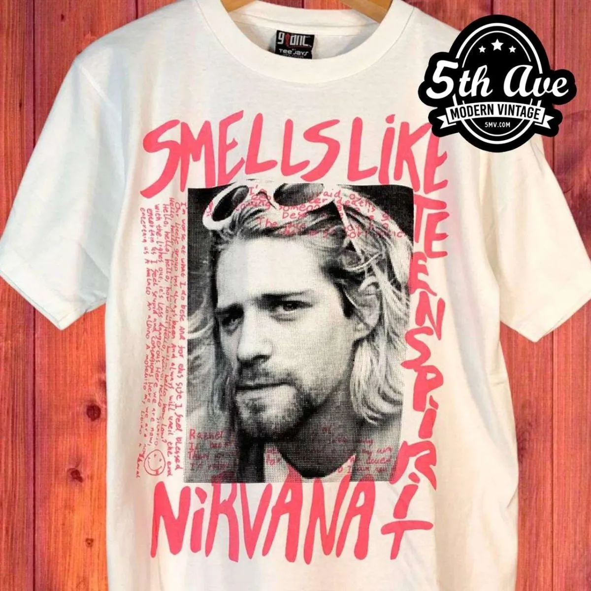 Kurt Cobain Nirvana Smells Like Teen Spirit - New Vintage Band T shirt