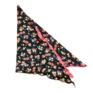 Pretty Chemo Double Sided Bright & Black Floral Headscarf