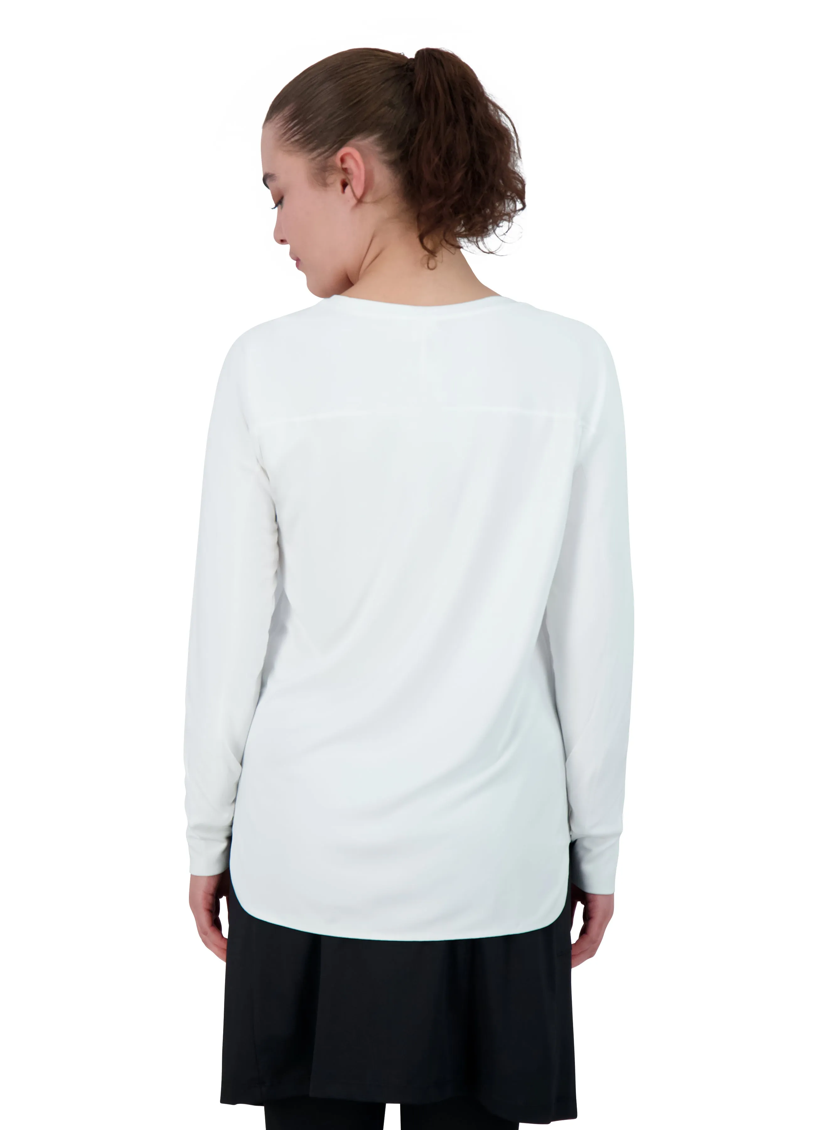 Relaxed Fit All Day Active Top- White