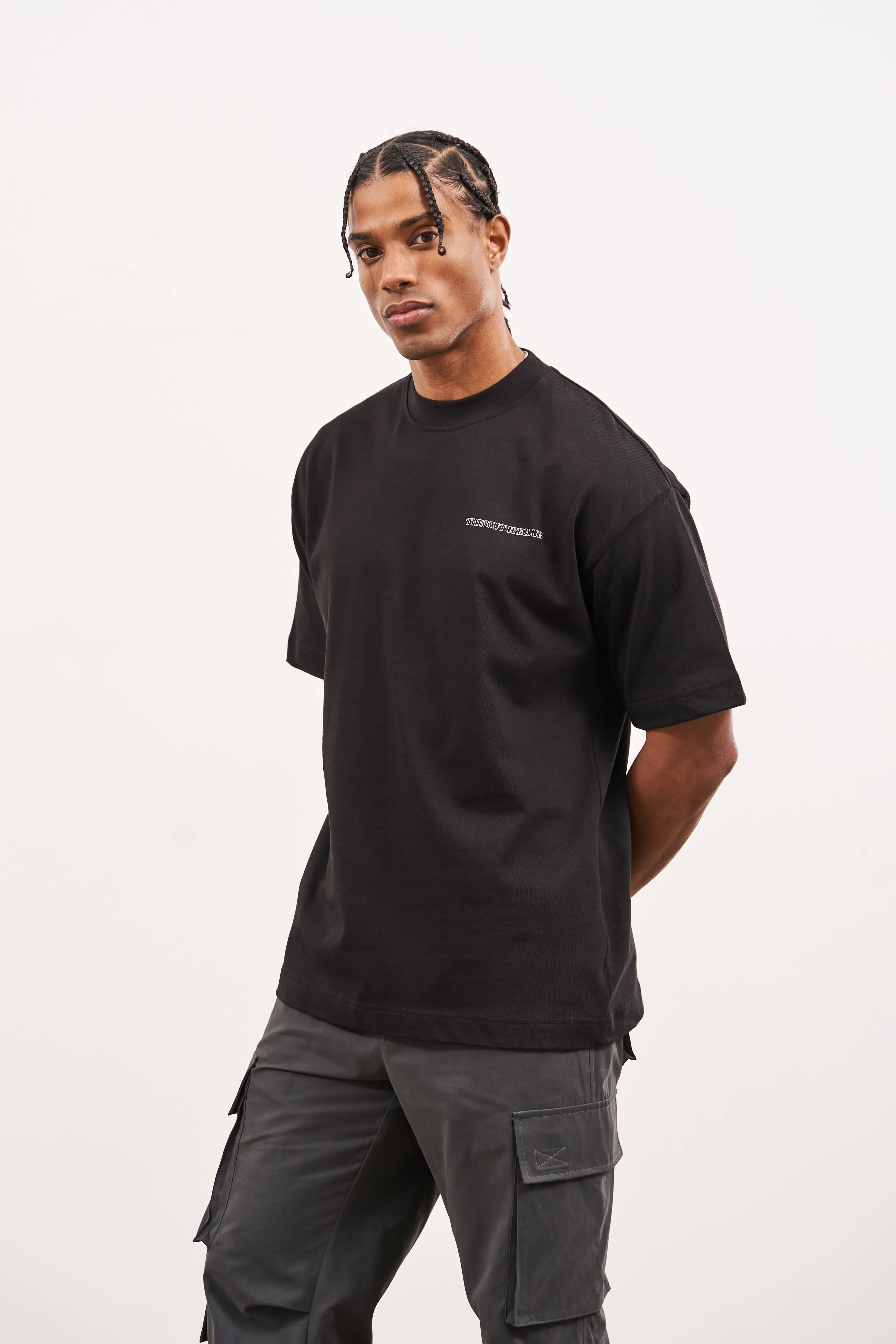 SEASON 24 RELAXED FIT T-SHIRT - BLACK