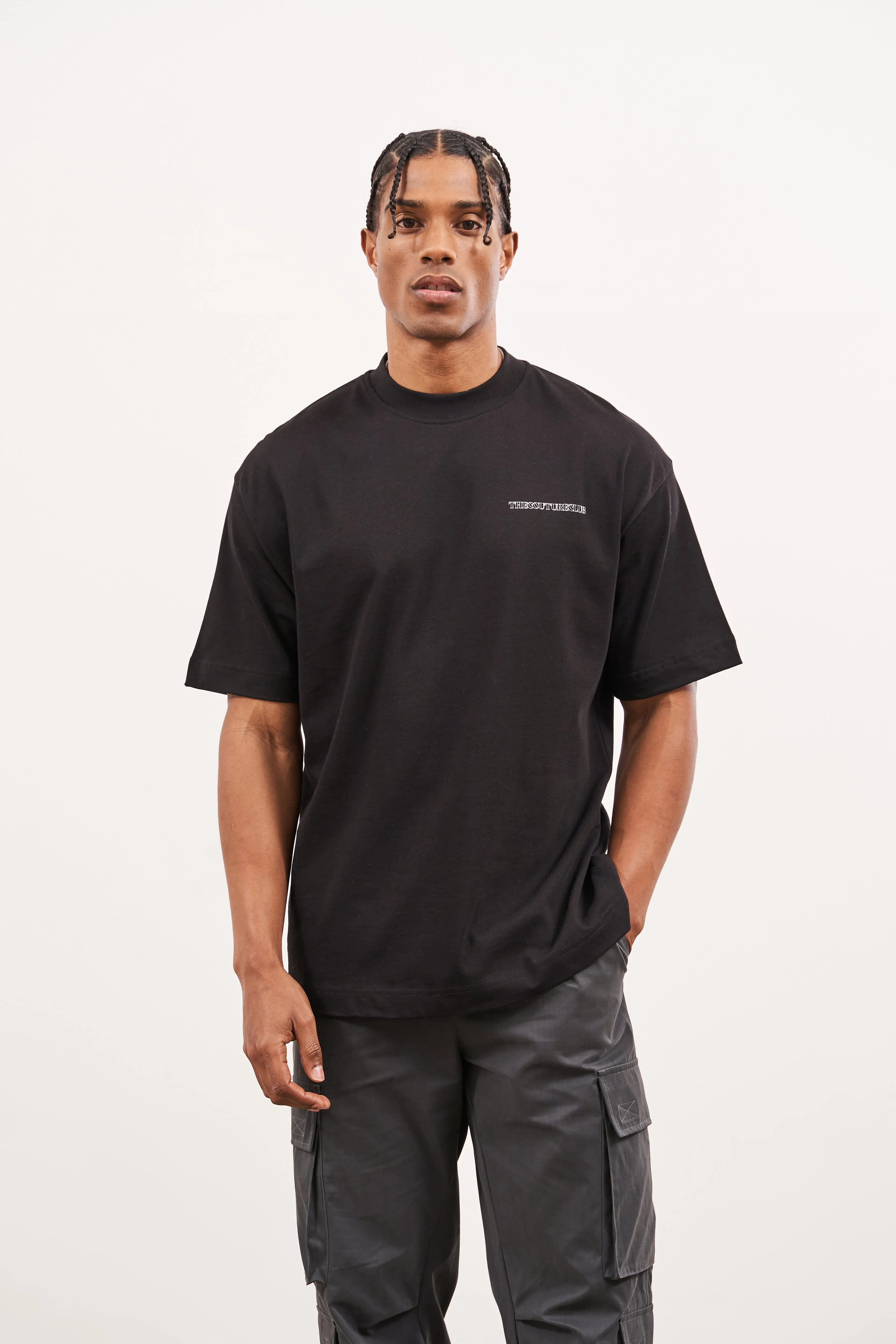 SEASON 24 RELAXED FIT T-SHIRT - BLACK