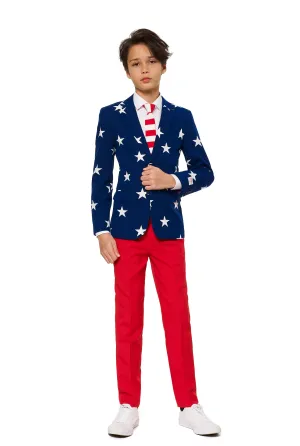 TEEN BOYS Stars & Stripes Tux or Suit