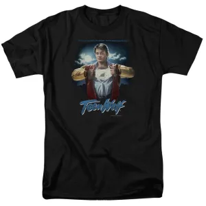 Teen Wolf Poster Mens T Shirt Black