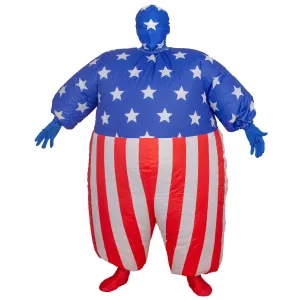 USA Flag America Chub Suit® Inflatable Costume