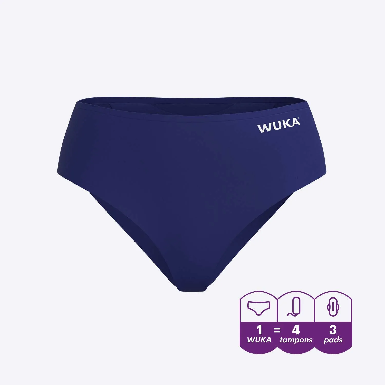 WUKA Teen Stretch Seamless - Heavy flow - Blue