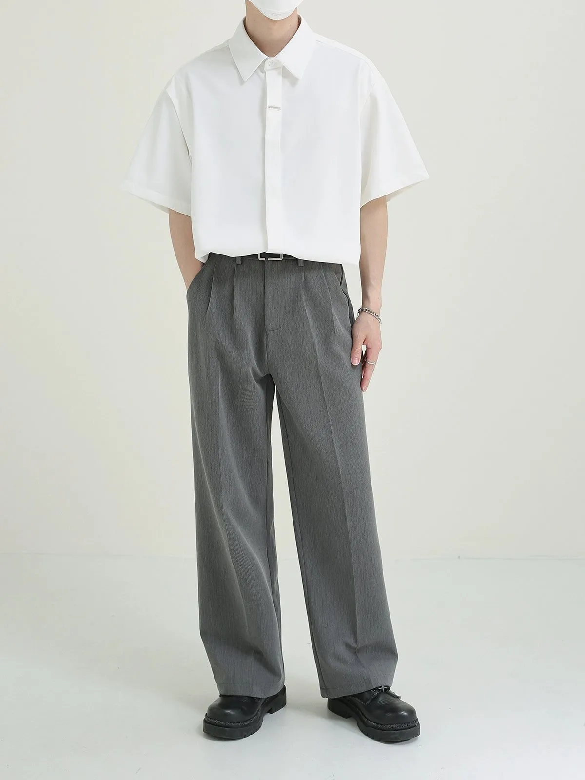 Zhou Relaxed Fit Neat Shirt