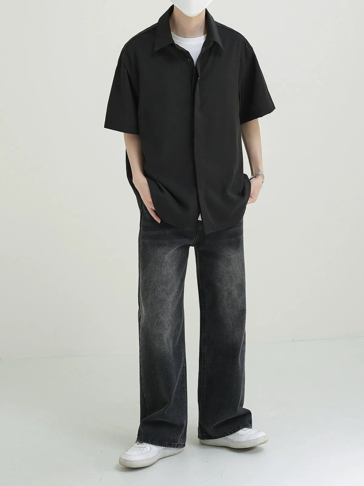 Zhou Relaxed Fit Neat Shirt